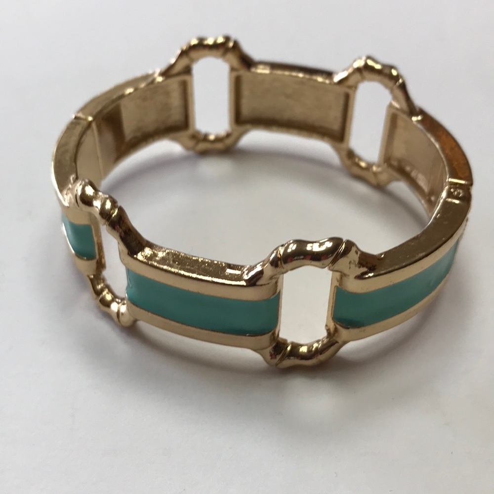Fornash goldstone enamel bangle bracelet